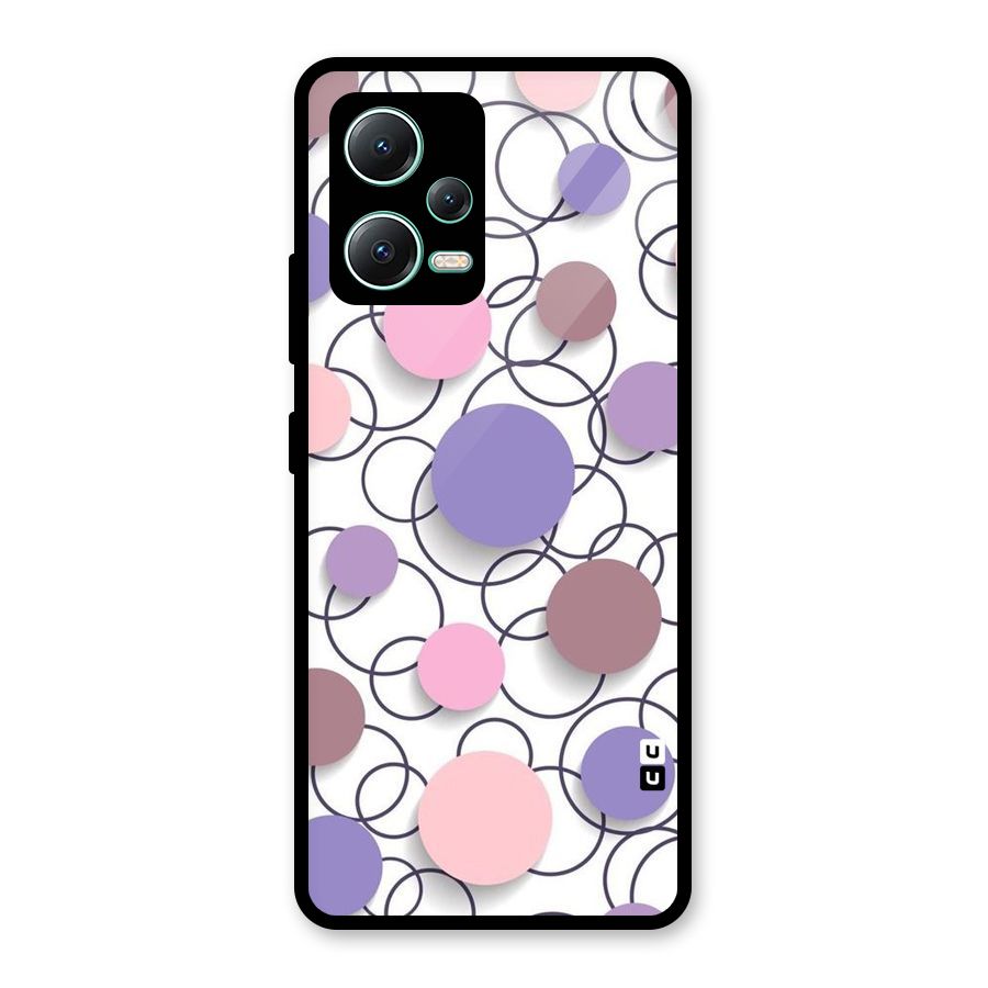 Circles And More Glass Back Case for Redmi Note 12 5G