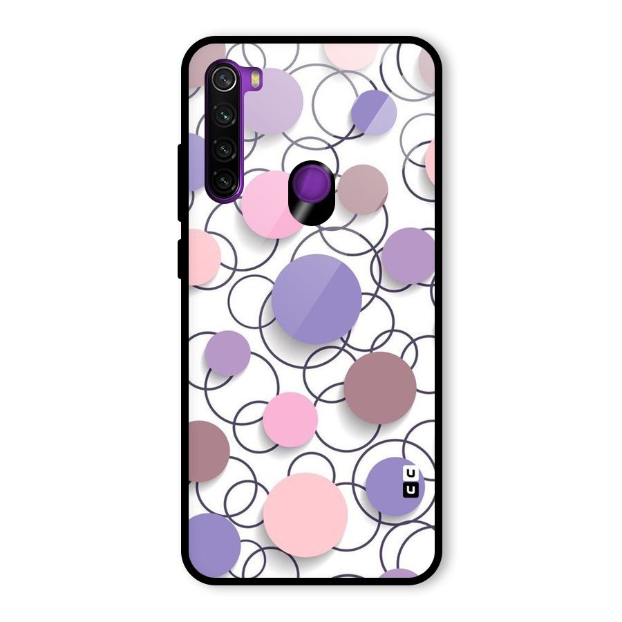 Circles And More Glass Back Case for Redmi Note 8