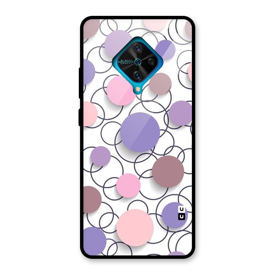 Circles And More Glass Back Case for Vivo S1 Pro