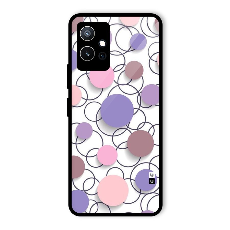 Circles And More Glass Back Case for Vivo T1 5G