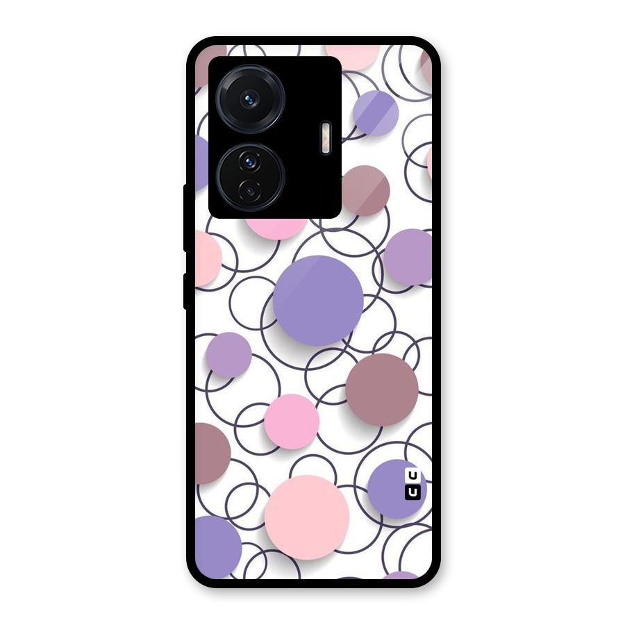 Circles And More Glass Back Case for Vivo T1 Pro