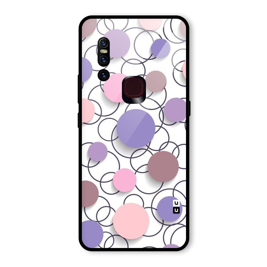 Circles And More Glass Back Case for Vivo V15