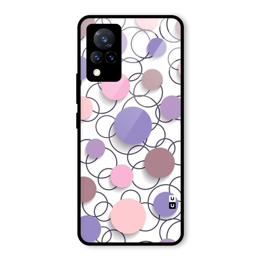 Circles And More Glass Back Case for Vivo V21 5G