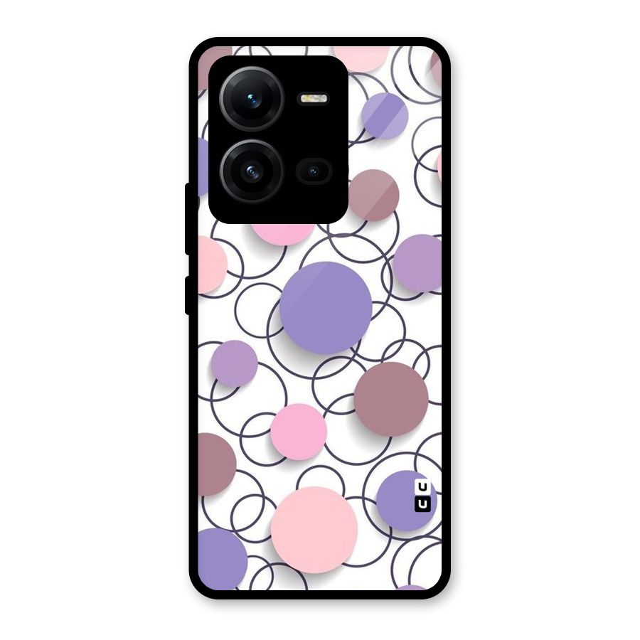 Circles And More Glass Back Case for Vivo V25