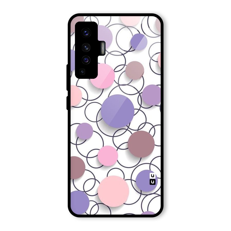 Circles And More Glass Back Case for Vivo X50