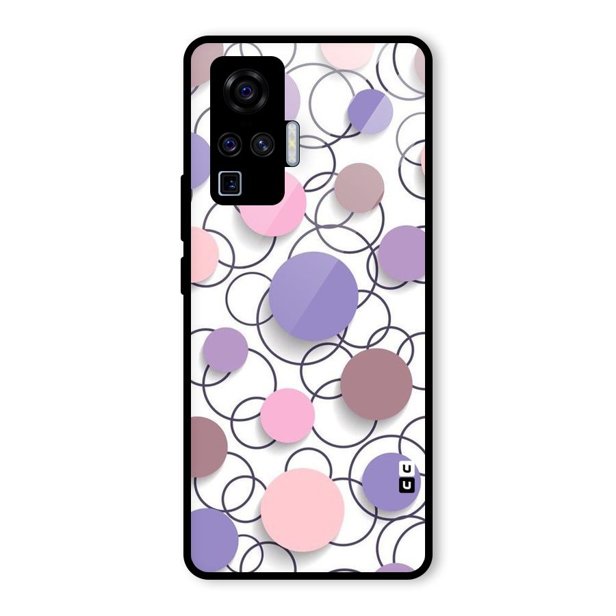 Circles And More Glass Back Case for Vivo X50 Pro
