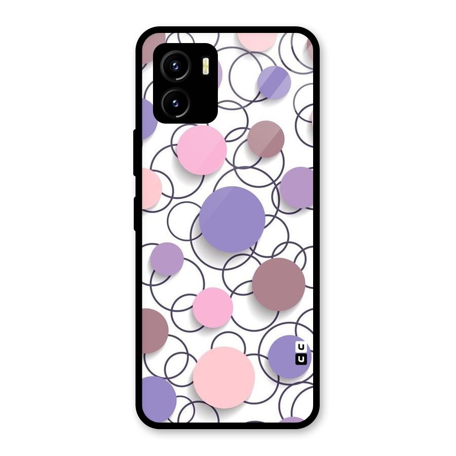 Circles And More Glass Back Case for Vivo Y15s