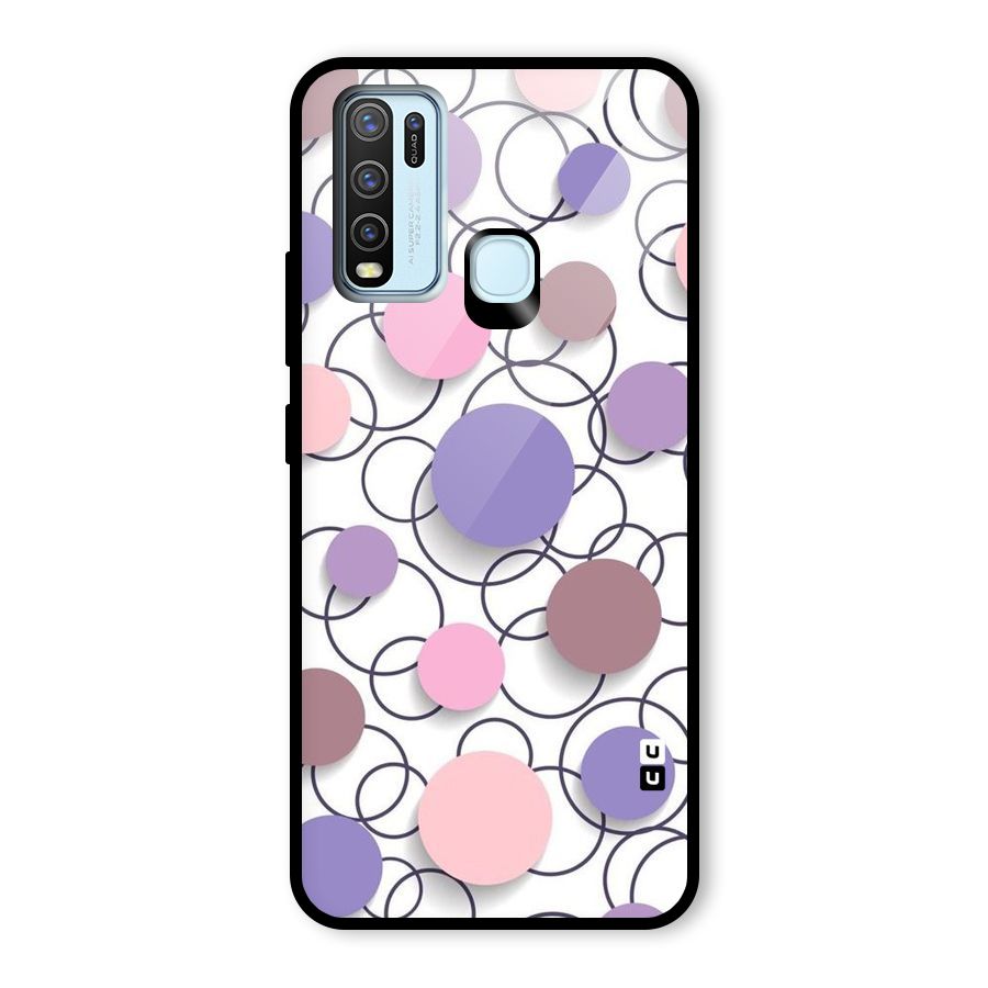 Circles And More Glass Back Case for Vivo Y30