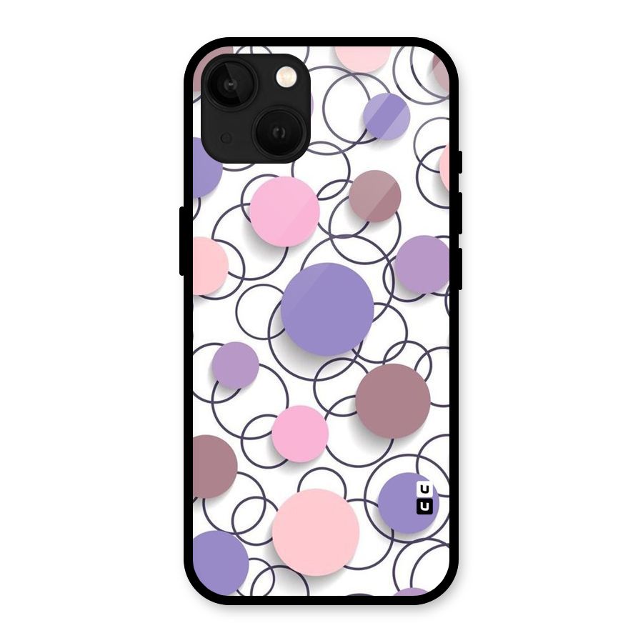 Circles And More Glass Back Case for iPhone 13