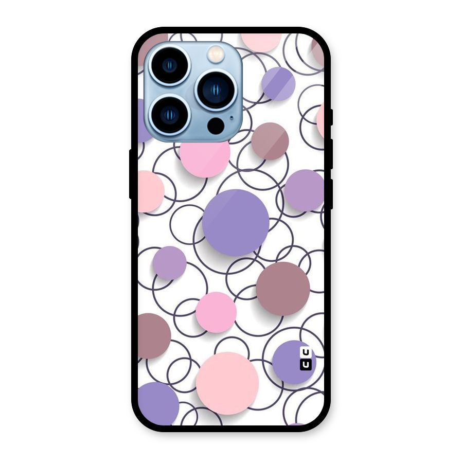 Circles And More Glass Back Case for iPhone 13 Pro