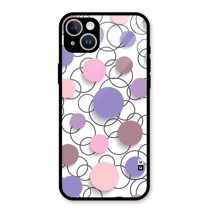 Circles And More Glass Back Case for iPhone 14 Plus