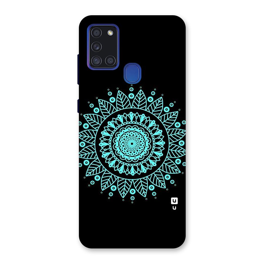 Circles Pattern Art Back Case for Galaxy A21s