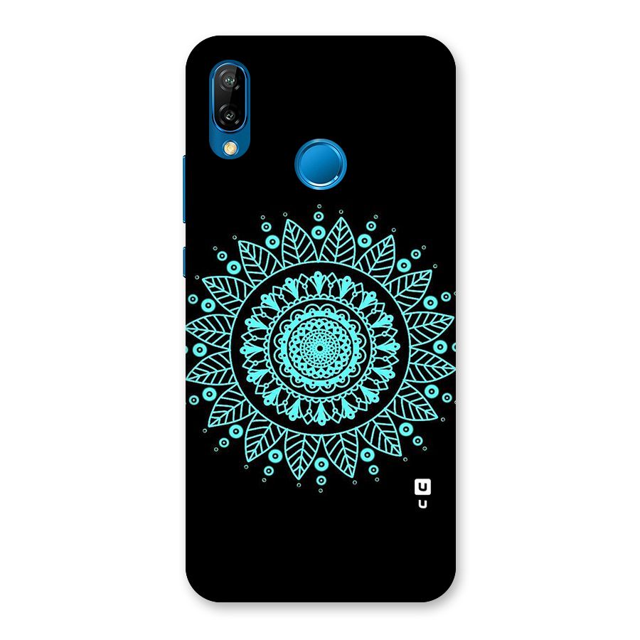 Circles Pattern Art Back Case for Huawei P20 Lite