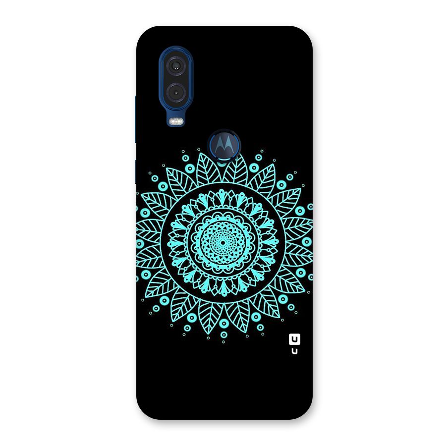 Circles Pattern Art Back Case for Motorola One Vision