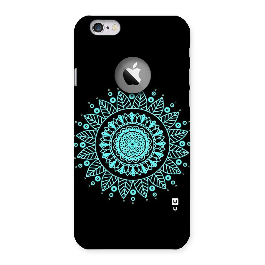 Circles Pattern Art Back Case for iPhone 6 Logo Cut