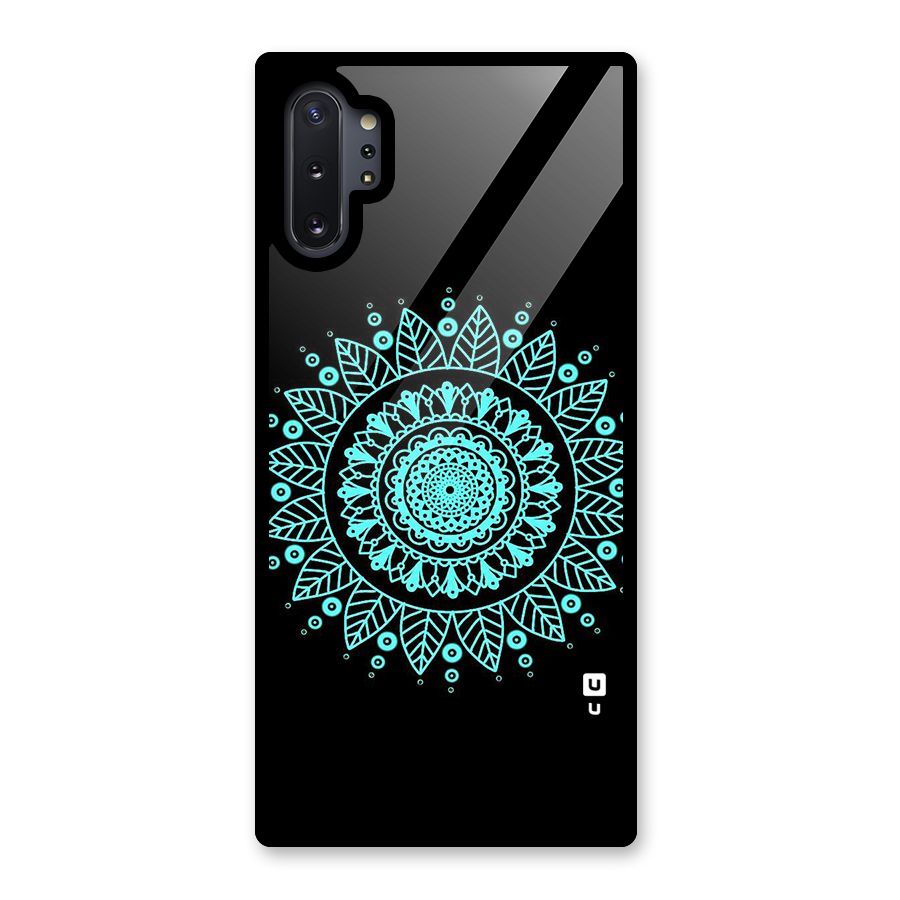 Circles Pattern Art Glass Back Case for Galaxy Note 10 Plus