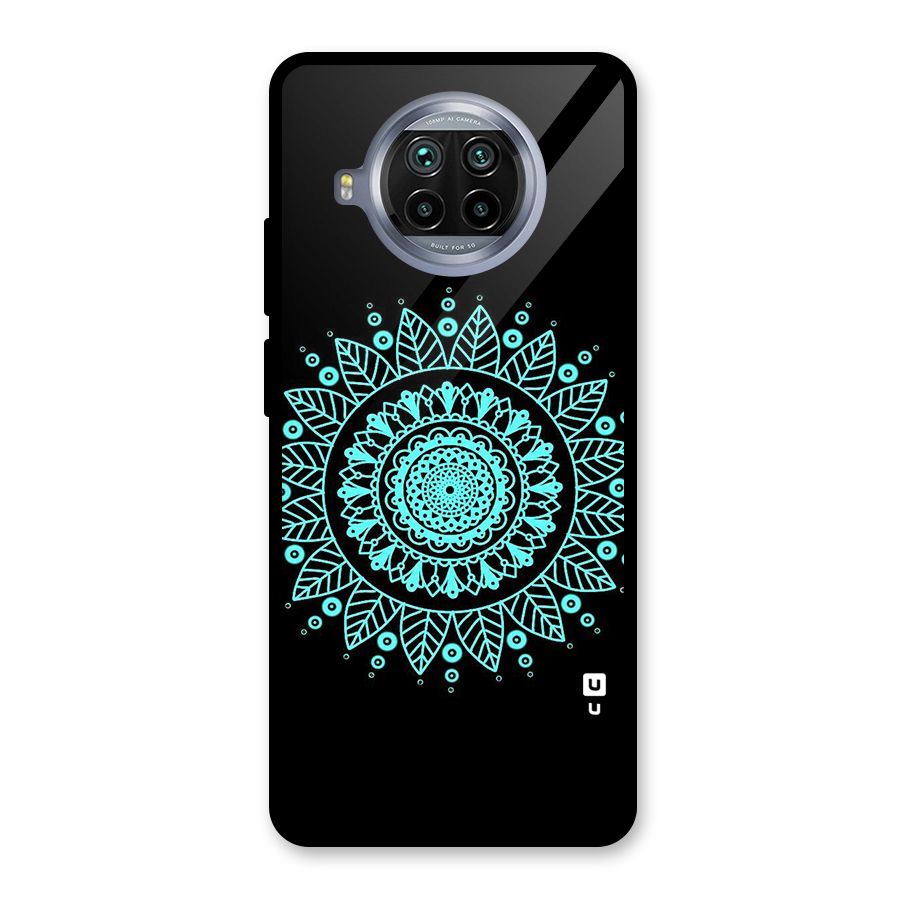 Circles Pattern Art Glass Back Case for Mi 10i