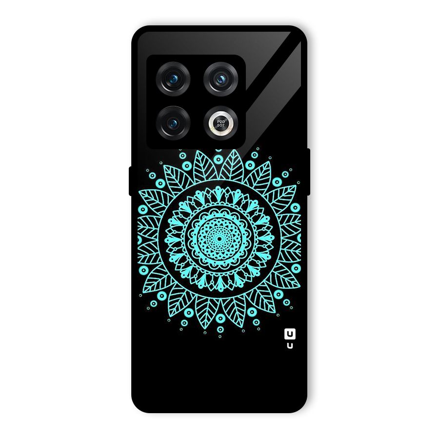 Circles Pattern Art Glass Back Case for OnePlus 10 Pro 5G