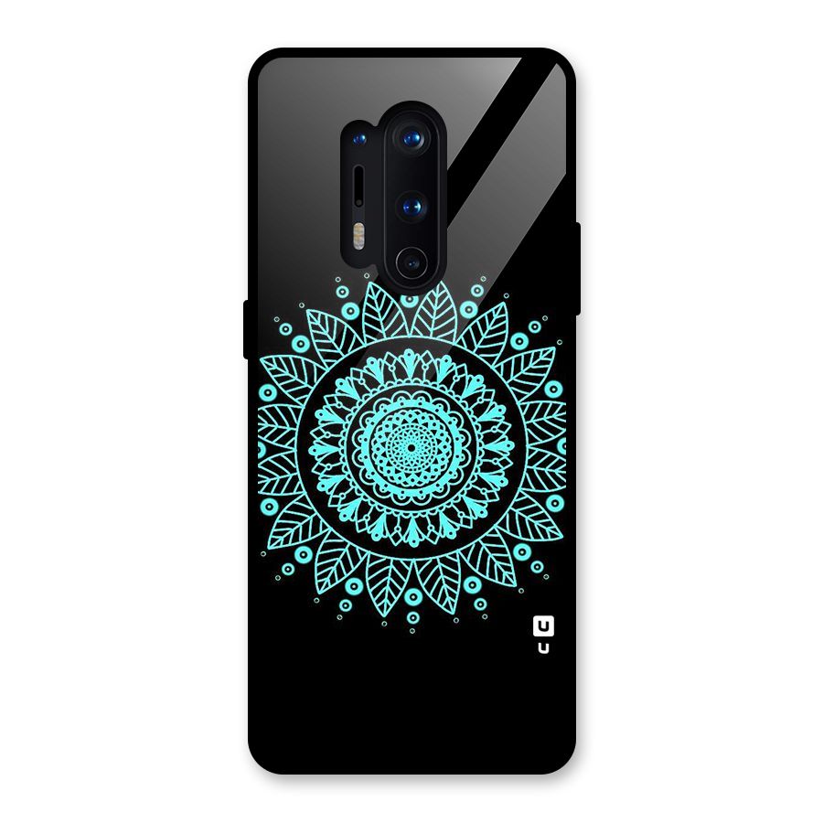 Circles Pattern Art Glass Back Case for OnePlus 8 Pro
