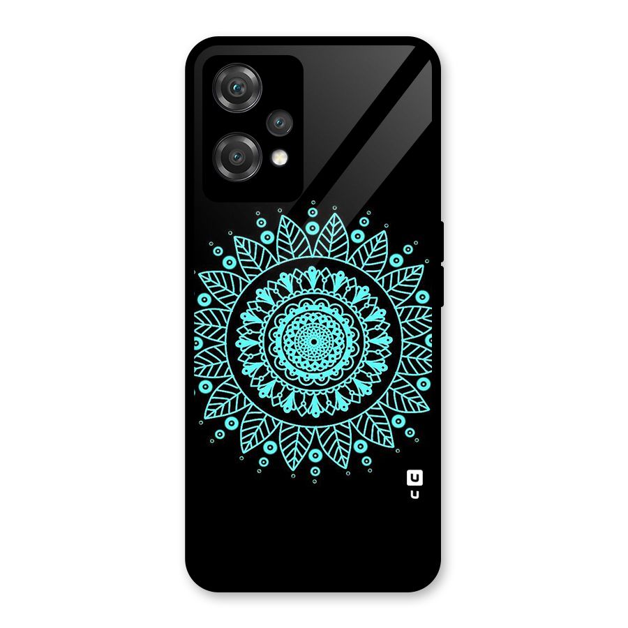 Circles Pattern Art Glass Back Case for OnePlus Nord CE 2 Lite 5G