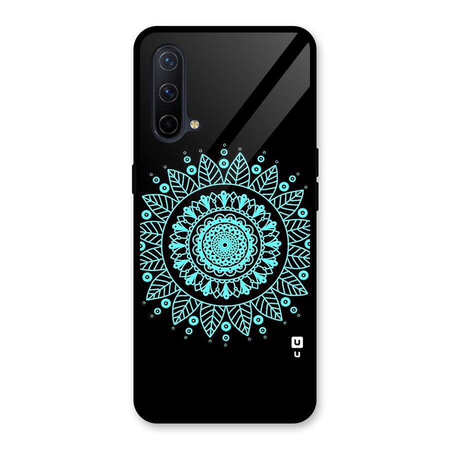 Circles Pattern Art Glass Back Case for OnePlus Nord CE 5G