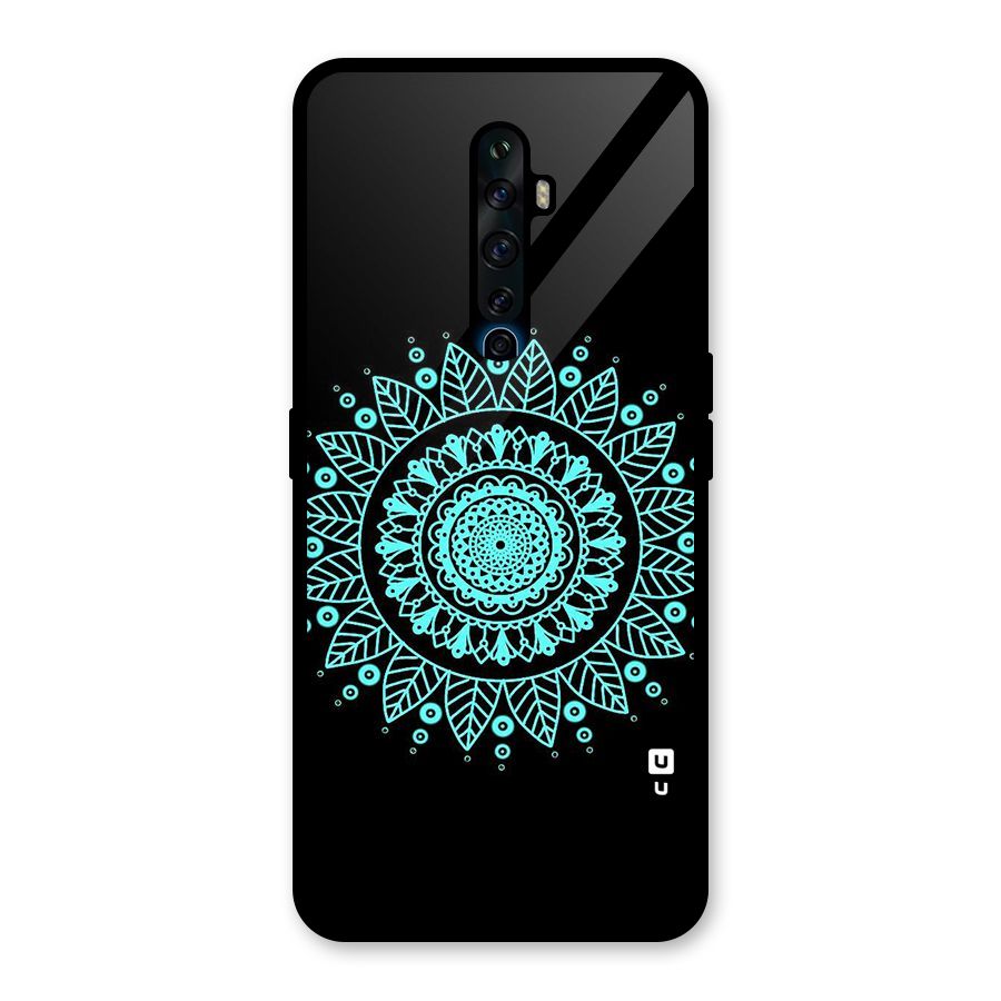 Circles Pattern Art Glass Back Case for Oppo Reno2 Z