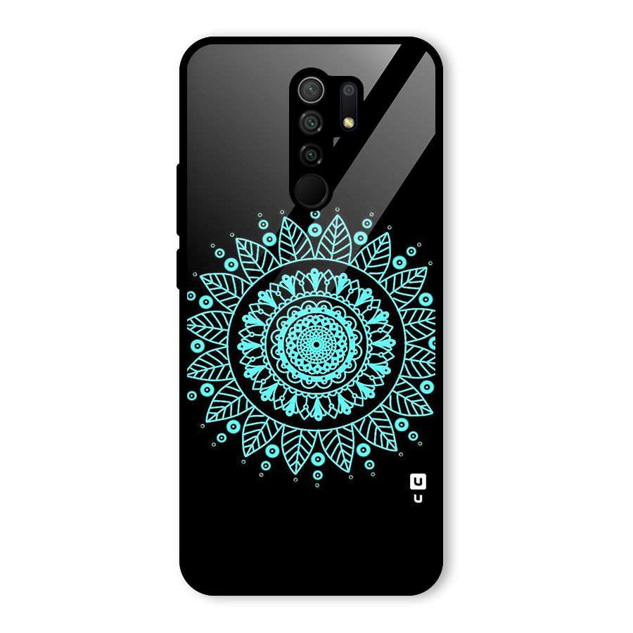 Circles Pattern Art Glass Back Case for Poco M2