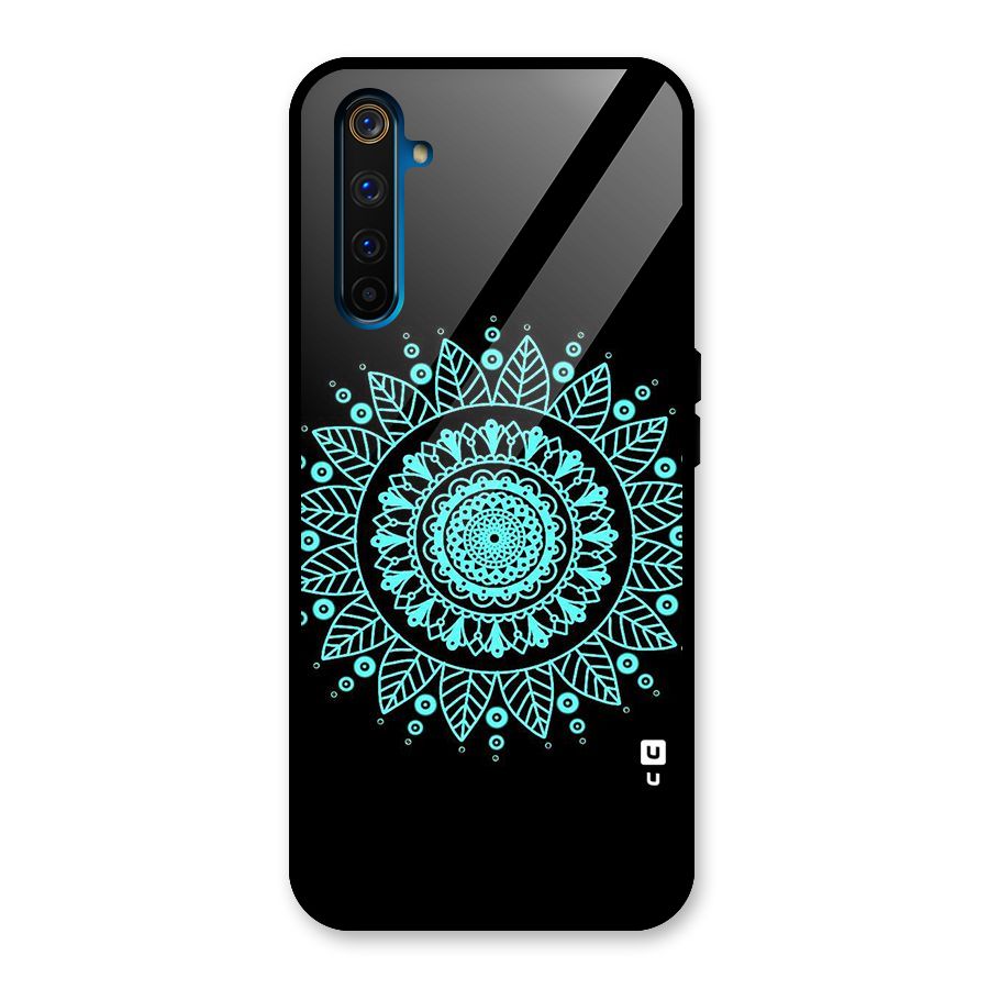 Circles Pattern Art Glass Back Case for Realme 6 Pro