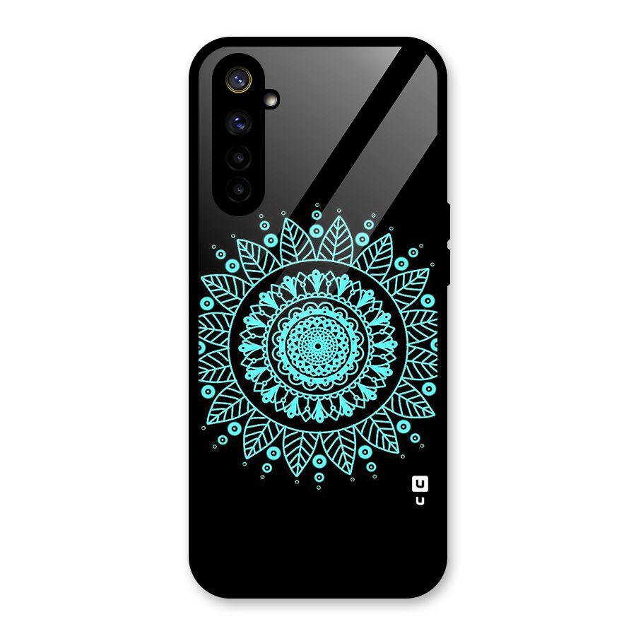 Circles Pattern Art Glass Back Case for Realme 6i