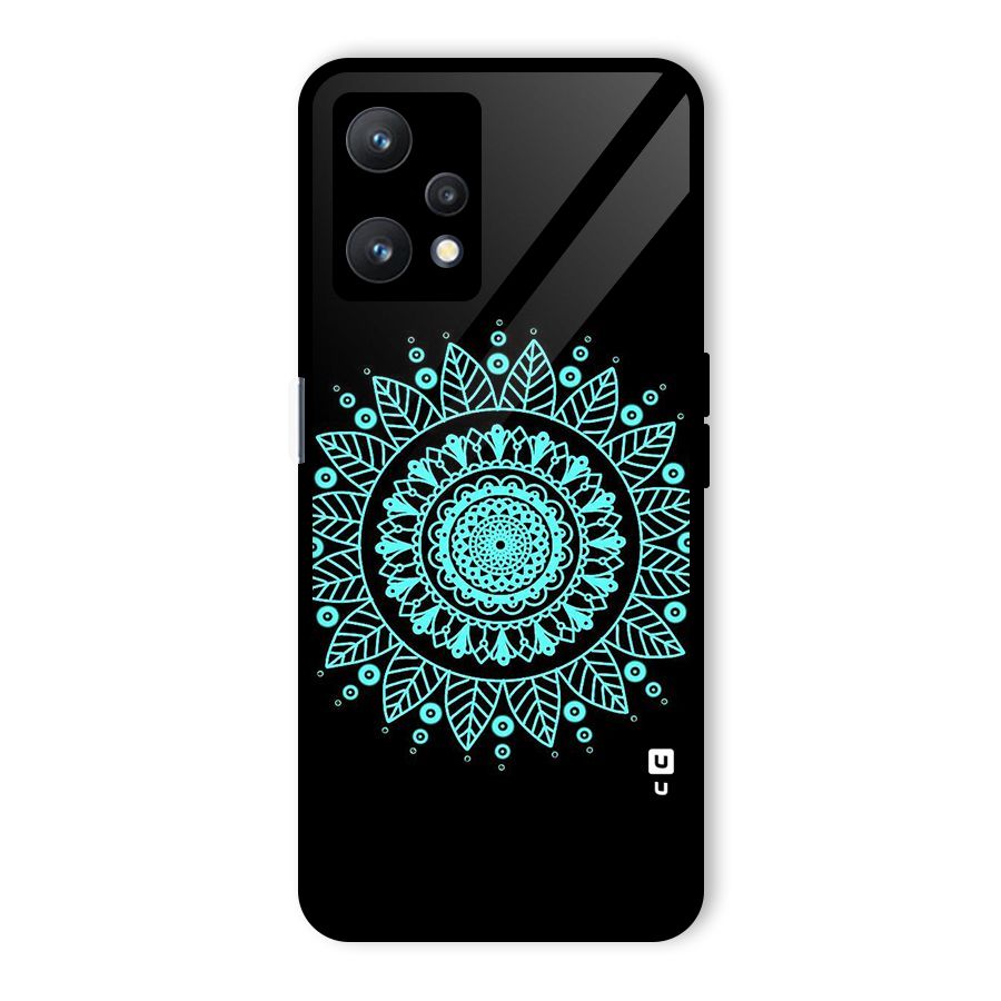Circles Pattern Art Glass Back Case for Realme 9 Pro 5G