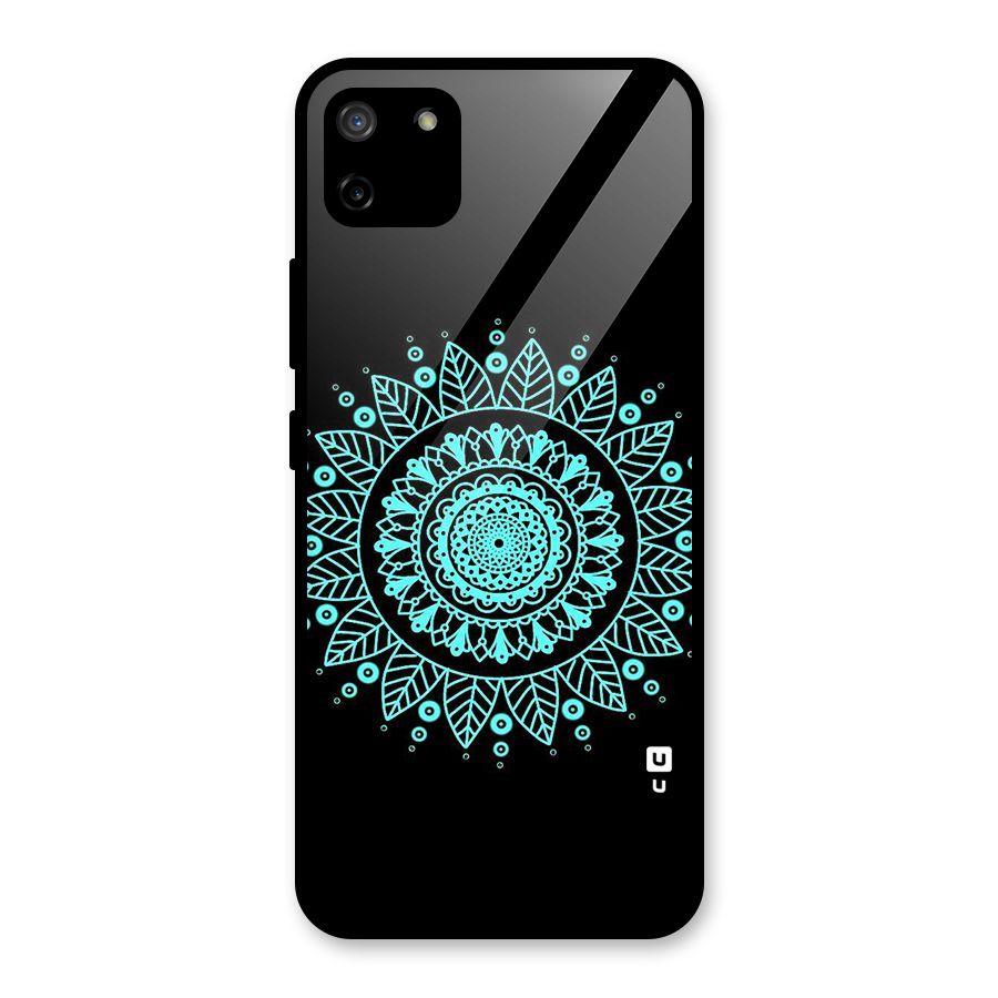Circles Pattern Art Glass Back Case for Realme C11