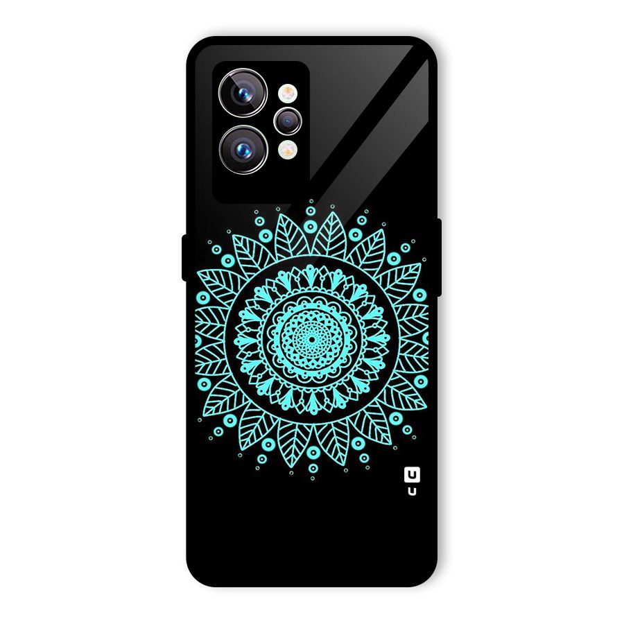 Circles Pattern Art Glass Back Case for Realme GT2 Pro