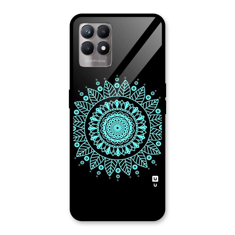 Circles Pattern Art Glass Back Case for Realme Narzo 50