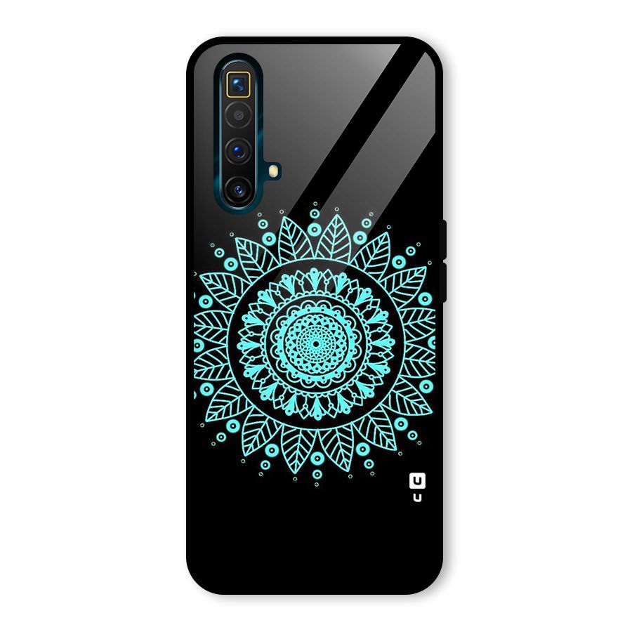 Circles Pattern Art Glass Back Case for Realme X3