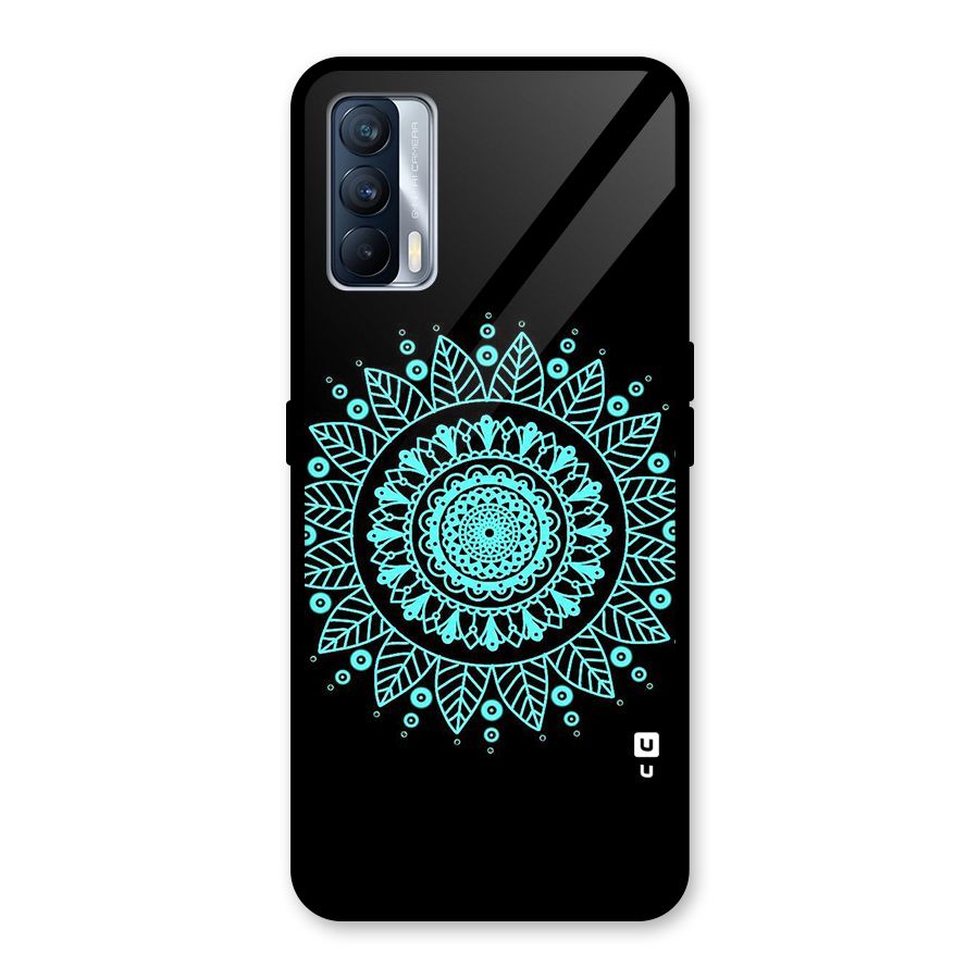 Circles Pattern Art Glass Back Case for Realme X7