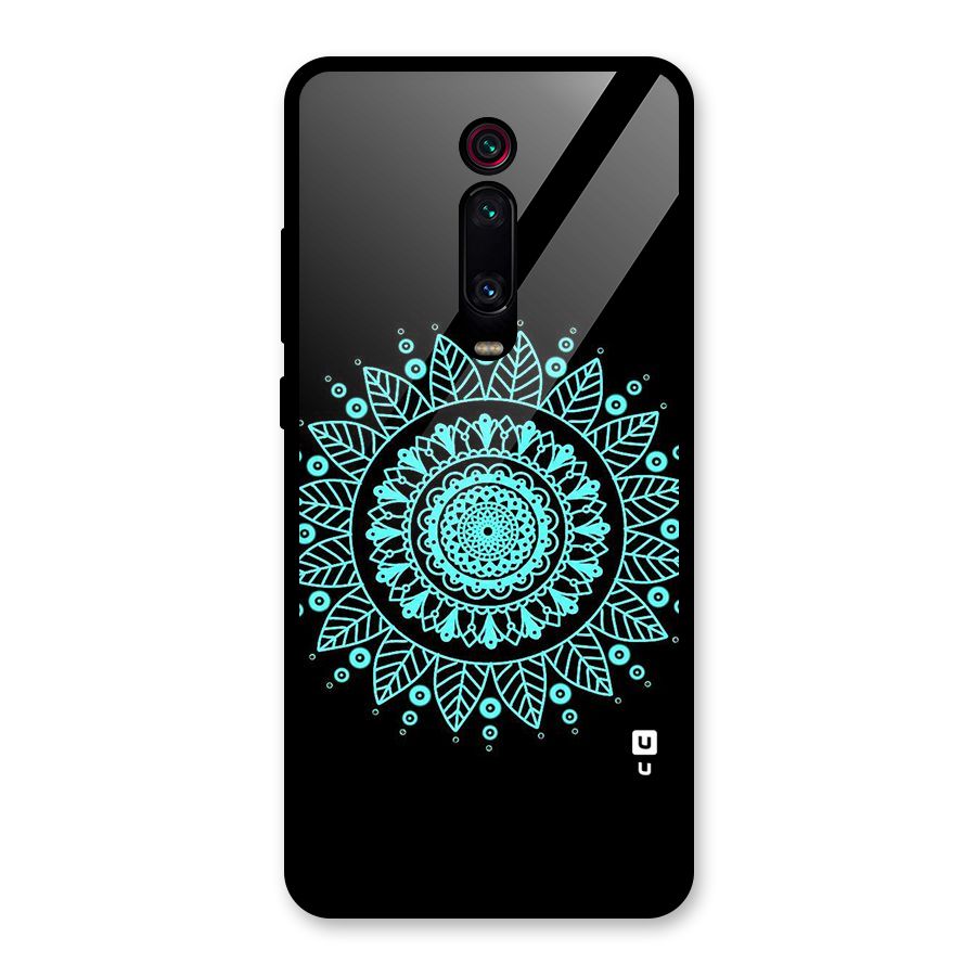 Circles Pattern Art Glass Back Case for Redmi K20