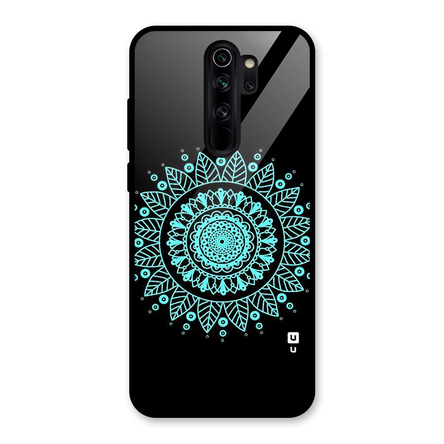 Circles Pattern Art Glass Back Case for Redmi Note 8 Pro