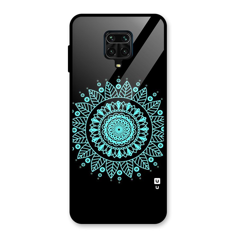 Circles Pattern Art Glass Back Case for Redmi Note 9 Pro Max
