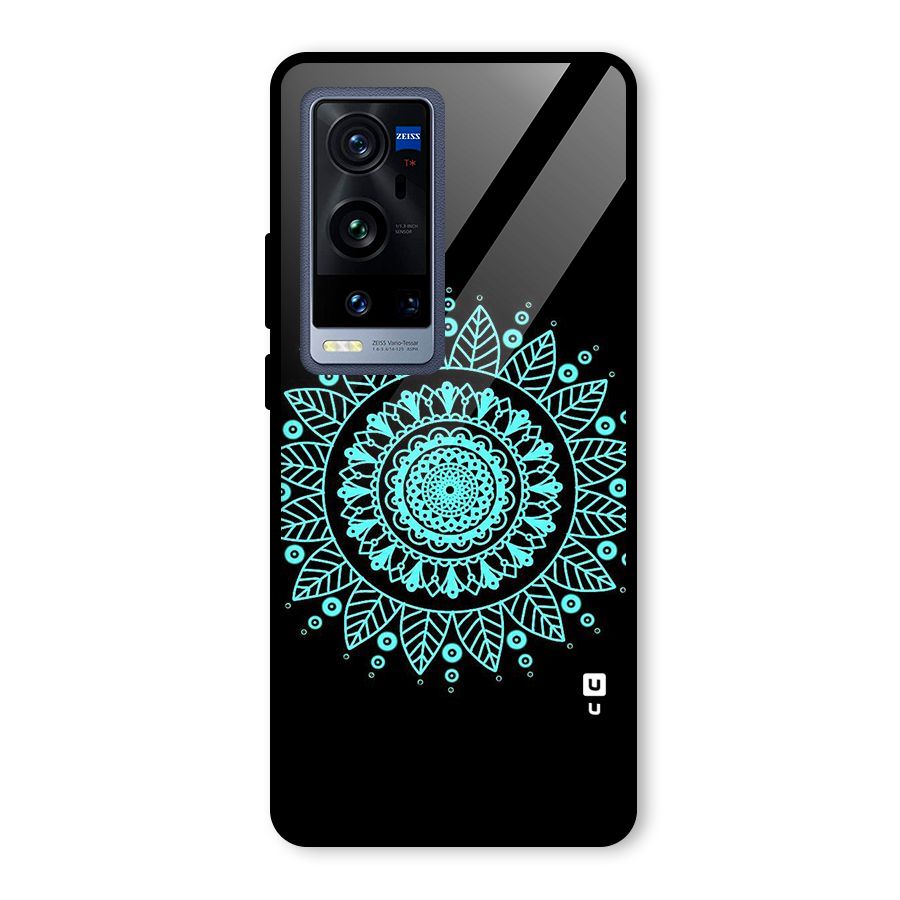 Circles Pattern Art Glass Back Case for Vivo X60 Pro Plus