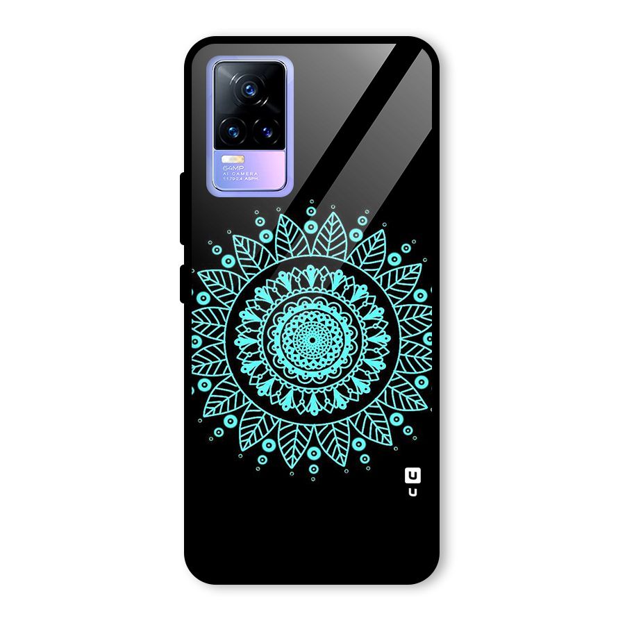 Circles Pattern Art Glass Back Case for Vivo Y73