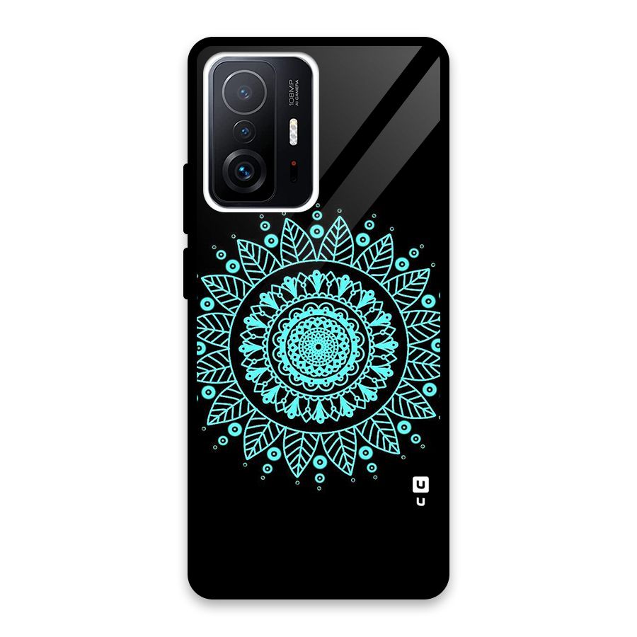 Circles Pattern Art Glass Back Case for Xiaomi 11T Pro