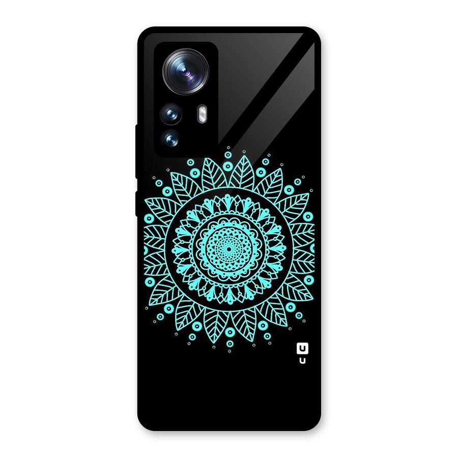 Circles Pattern Art Glass Back Case for Xiaomi 12 Pro