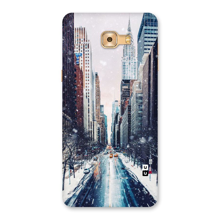 City Snow Back Case for Galaxy C9 Pro