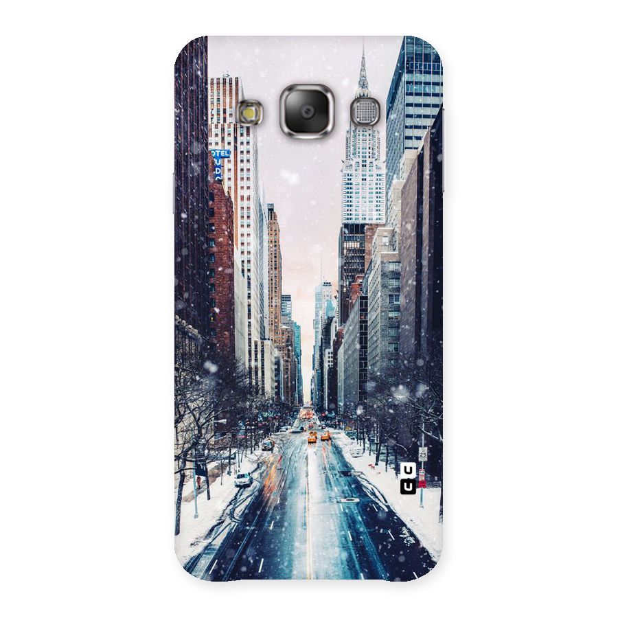 City Snow Back Case for Galaxy E7