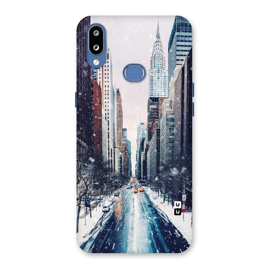 City Snow Back Case for Galaxy M01s
