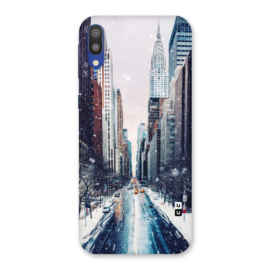 City Snow Back Case for Galaxy M10
