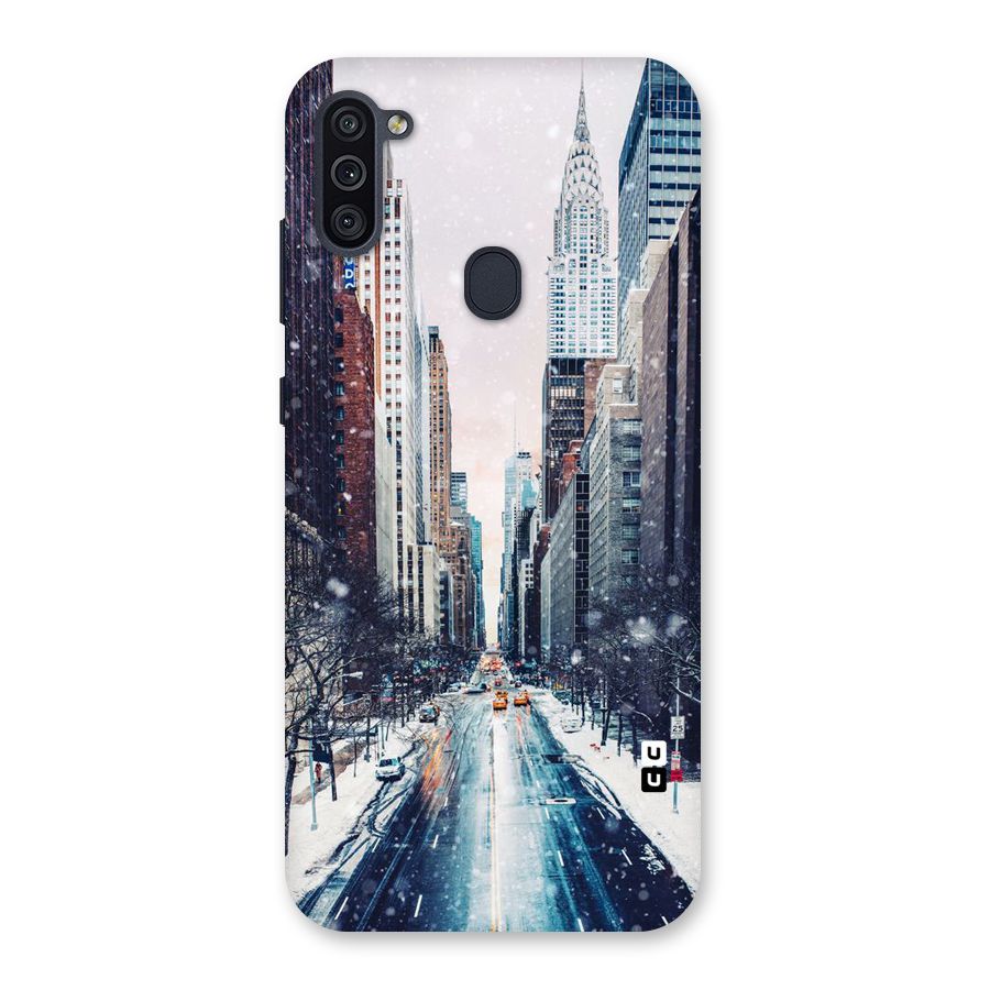 City Snow Back Case for Galaxy M11