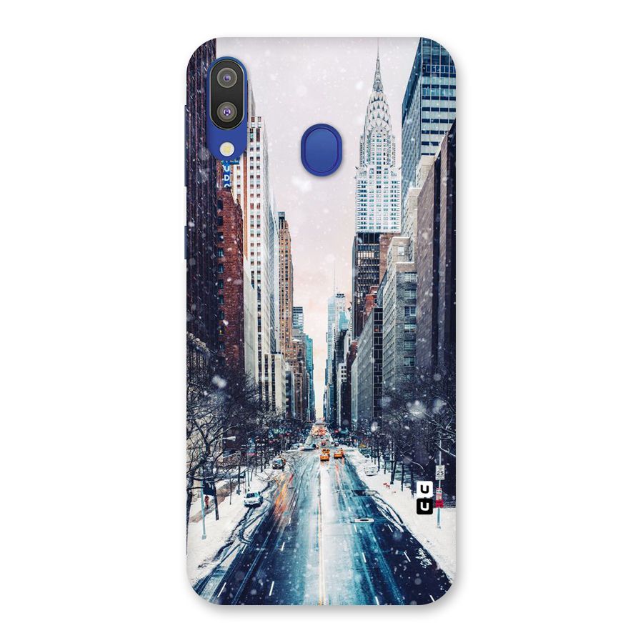 City Snow Back Case for Galaxy M20