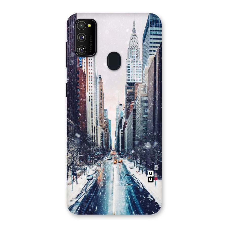 City Snow Back Case for Galaxy M30s