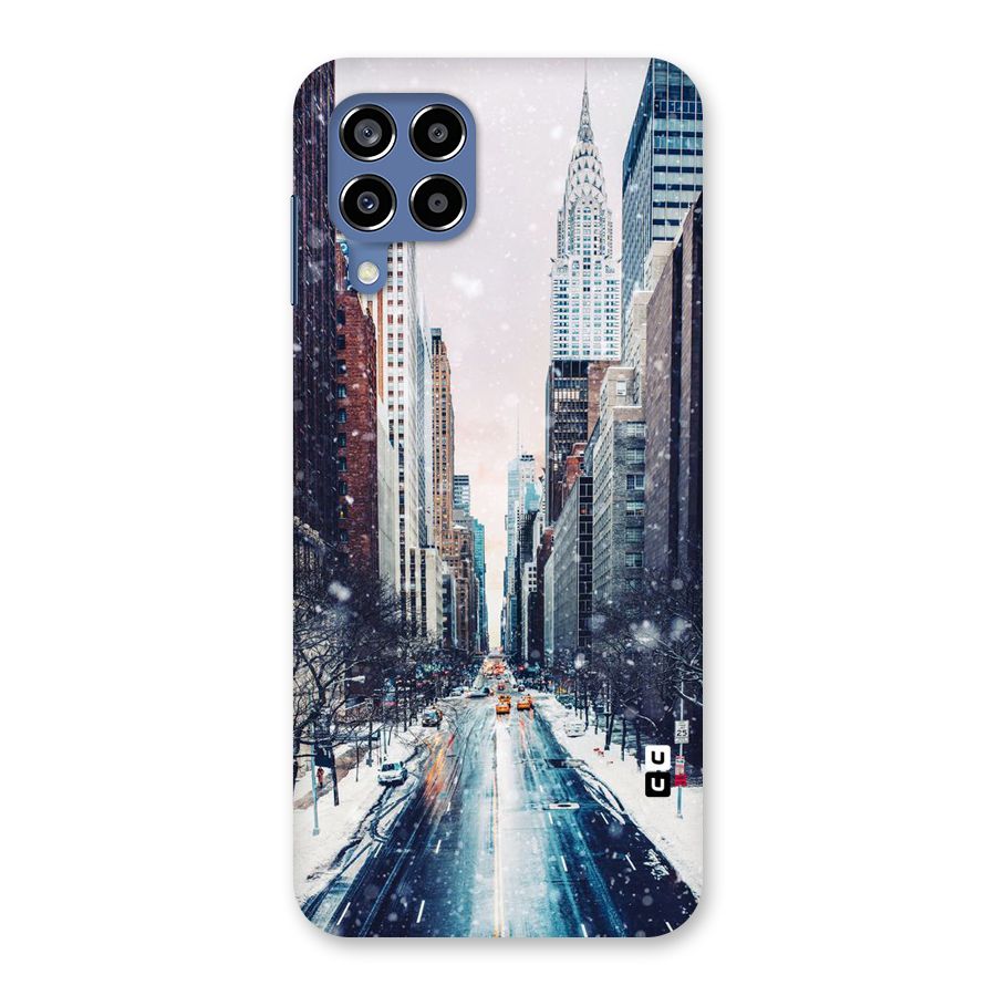 City Snow Back Case for Galaxy M53 5G